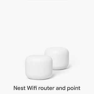 Google Nest Wifi Router and Point